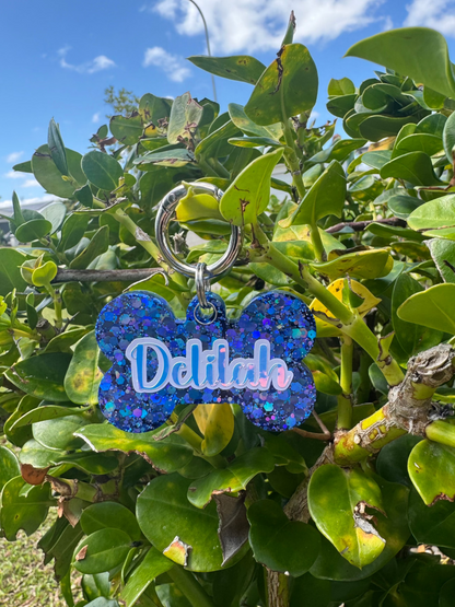 Dark Blue Glitter - Tags & Home
